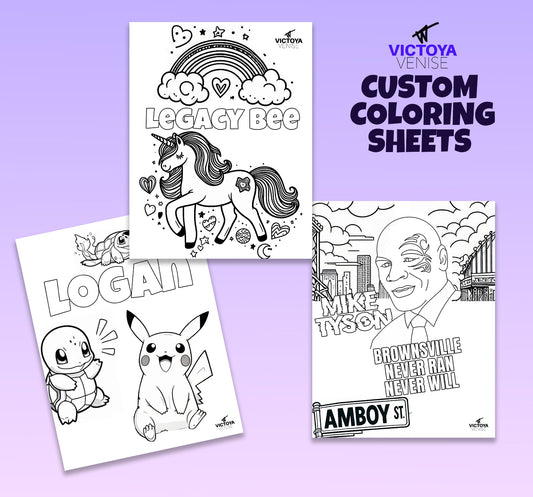 Custom Coloring sheets