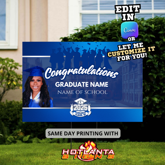graduation yard sign 