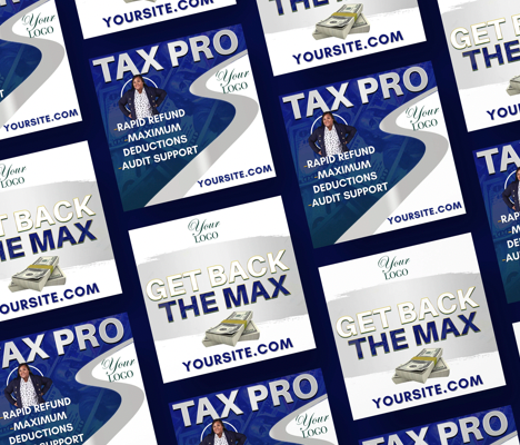 Tax Flyer 12 PACK BLUE