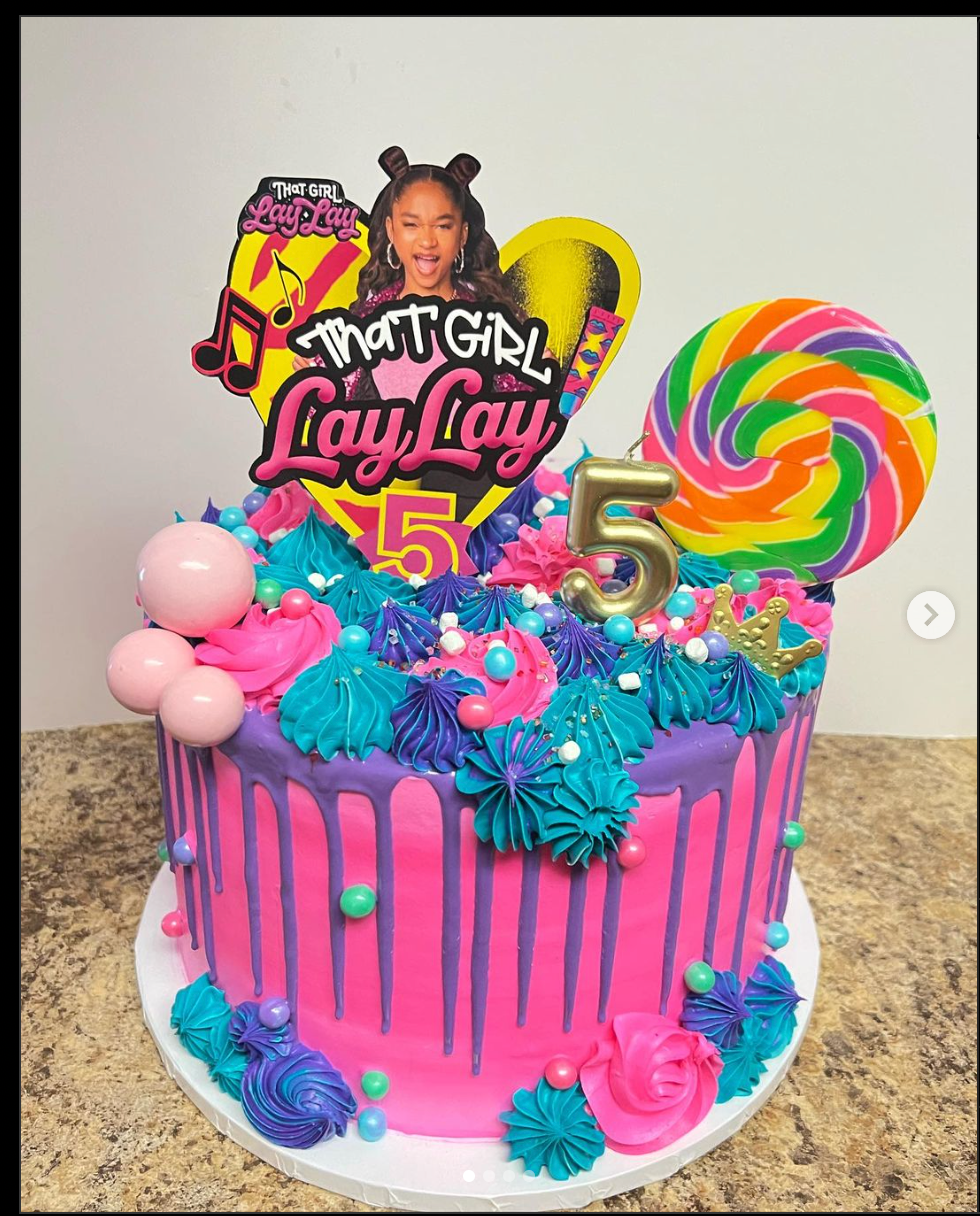 That Girl Lay Lay Cake Topper Lay Lay Birthday theme, party favors SVG PNG