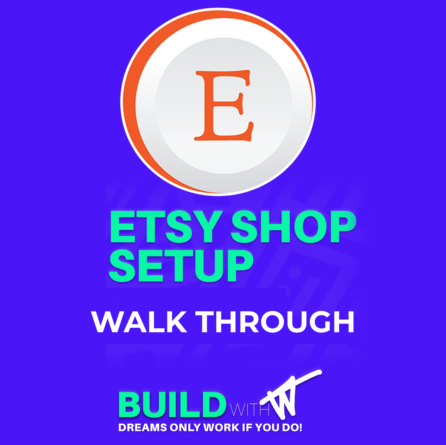 Etsy Shop Set Up Walk Through