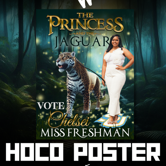 The Princess & the Mascot HOCO Poster | Princess and the Frog | Homecoming